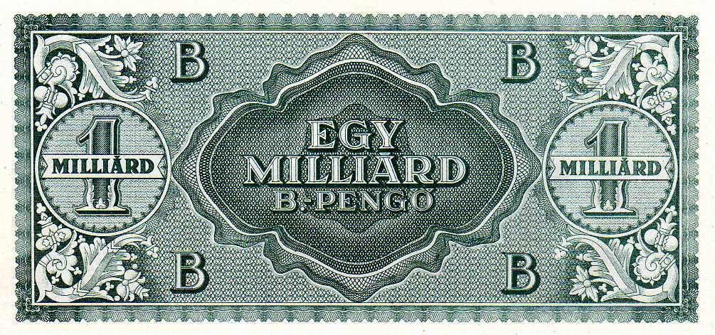 Банкнота номиналом один секстиллион пенге