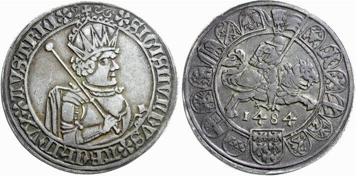 Йоахимсталер 1484 года